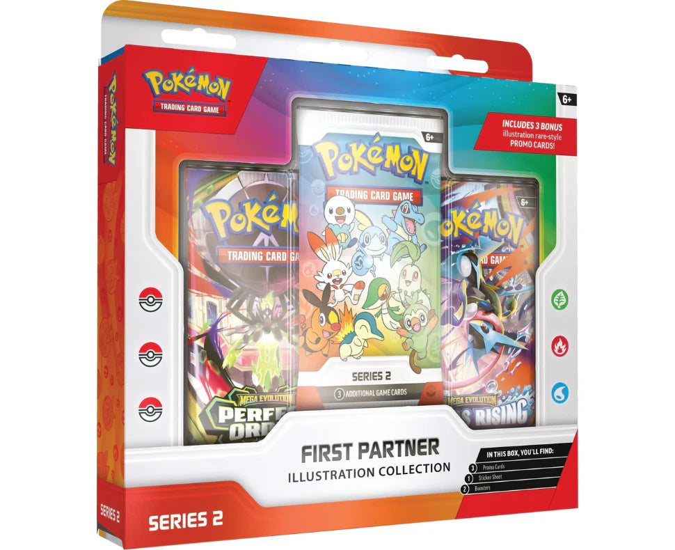 Cartes à collectionner Pokémon : Coffret Collection d'illustrations des premiers partenaires - Série 2
