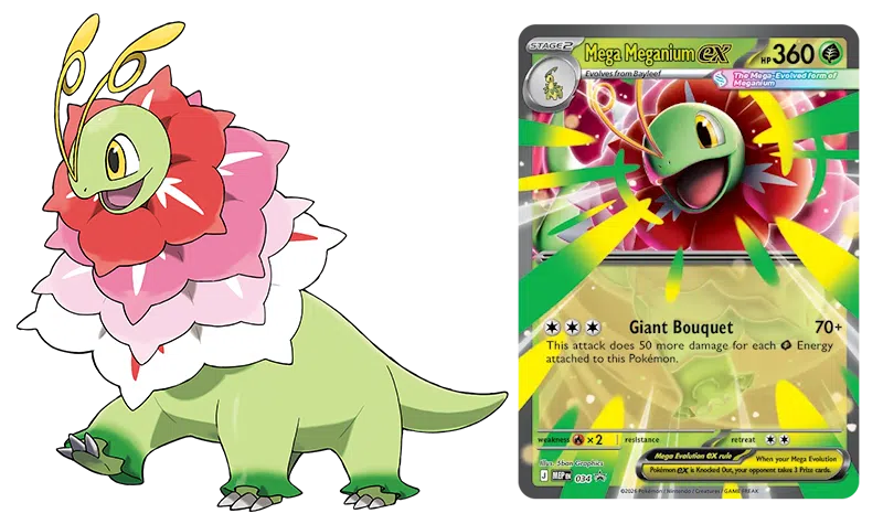 Pokémon TCG: Mega Evolution - Ascended Heroes - Mega Meganium EX Box