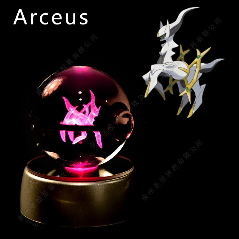 Pokemon Crystal Ball with Stand - 5 CM - 36 Styles