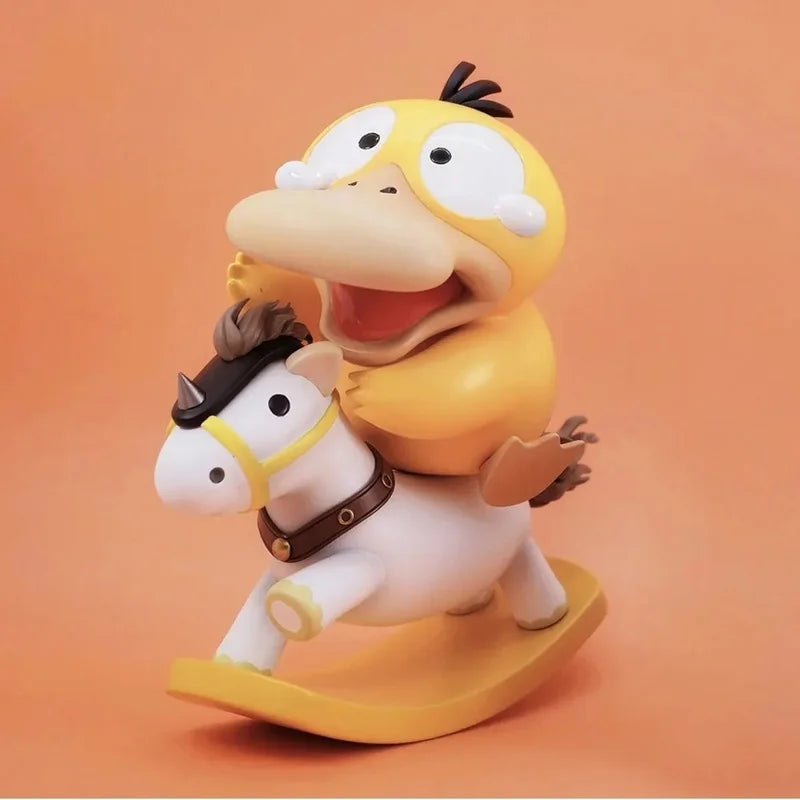 Pokemon Figure - Psyduck on a Rocking Horse