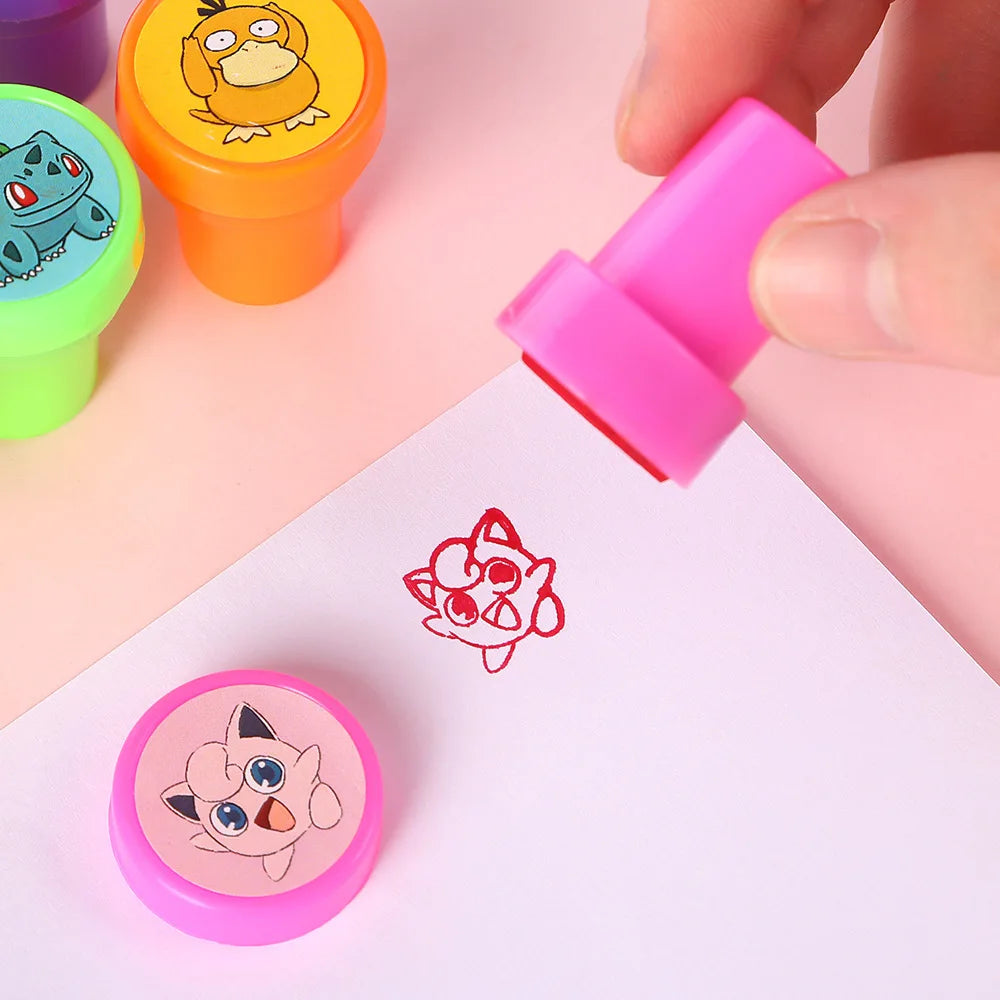 Pokemon Stamp Set - 12 Pieces