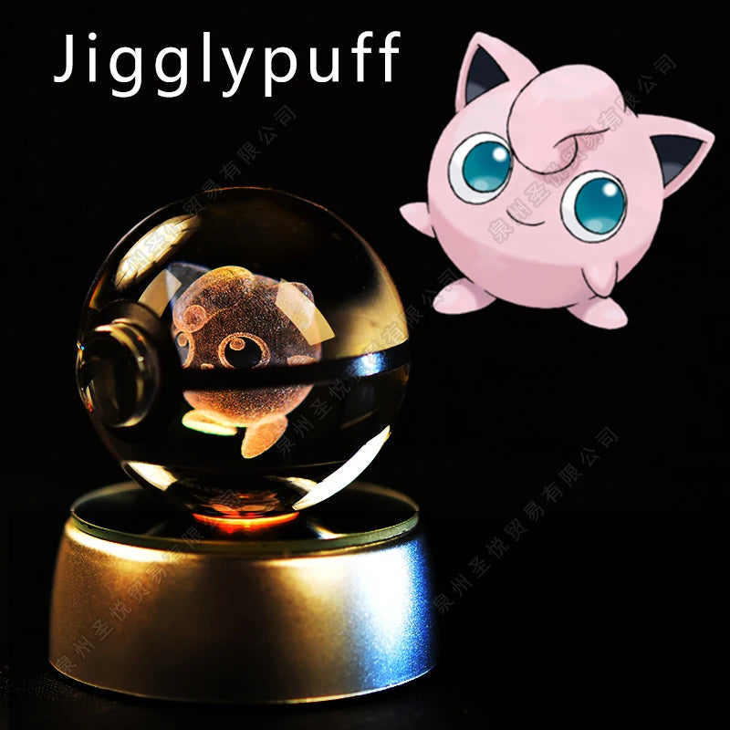 Pokemon Crystal Ball with Stand - 5 CM - 36 Styles