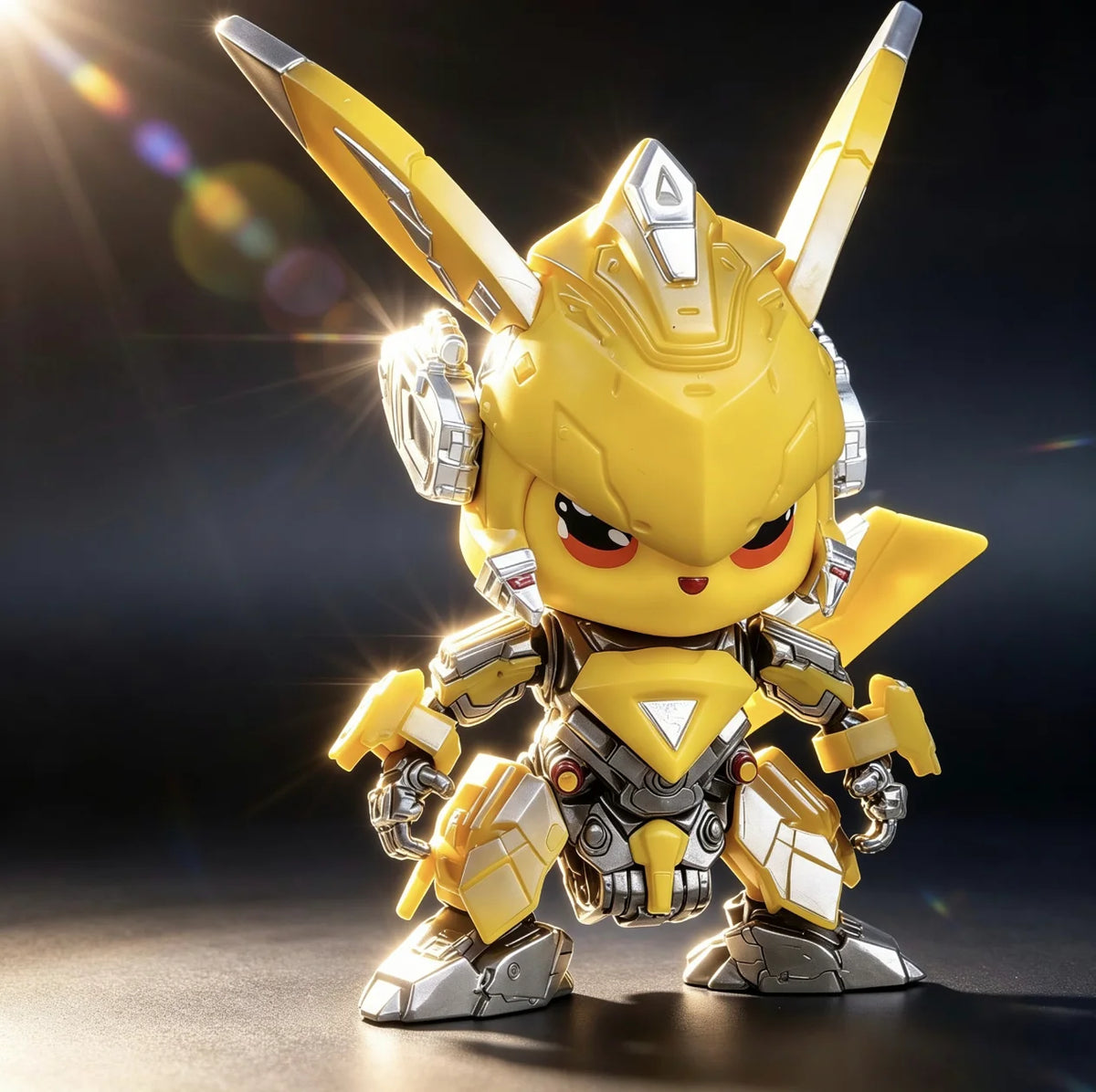 Pokemon x Transformers - Pikachu Bumblebee Figure - 13 CM