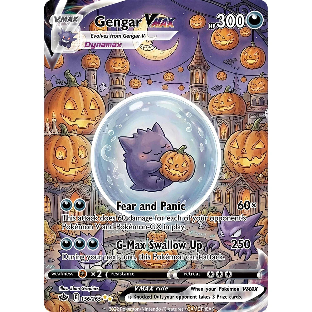Fan Art Card Set - Premium Bubble VMAX Pokemon - by Keepley