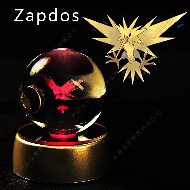 Pokemon Crystal Ball with Stand - 5 CM - 36 Styles
