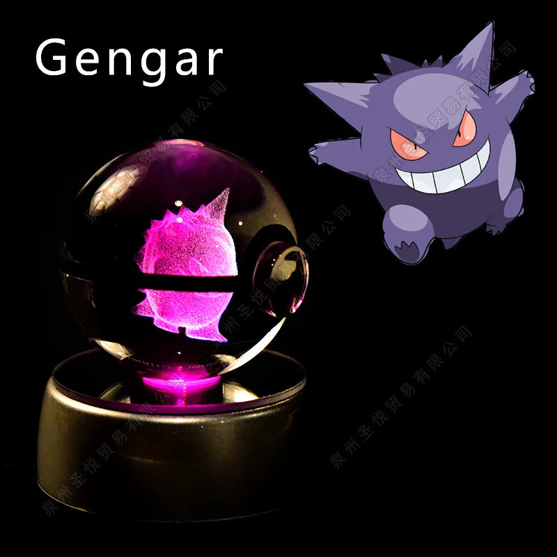 Pokemon Crystal Ball with Stand - 5 CM - 36 Styles