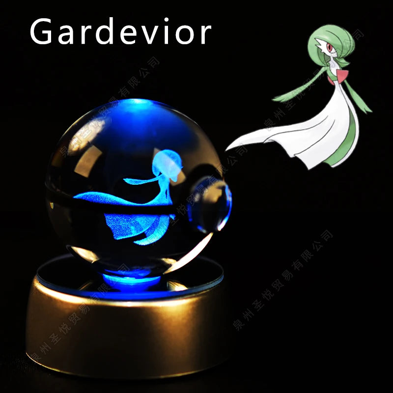 Pokemon Crystal Ball with Stand - 5 CM - 36 Styles