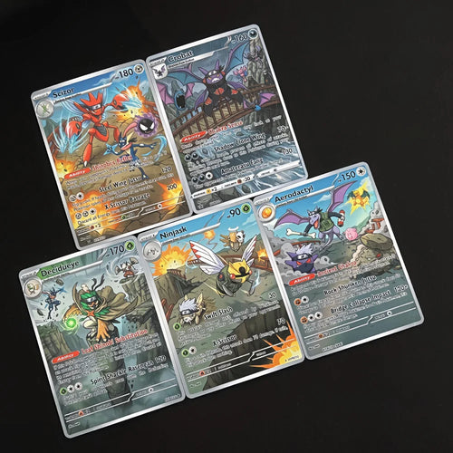 Bridge Battle - Naruto x Pokémon - Fan Art Card Set