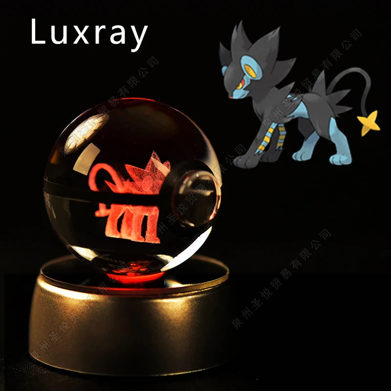 Pokemon Crystal Ball with Stand - 5 CM - 36 Styles
