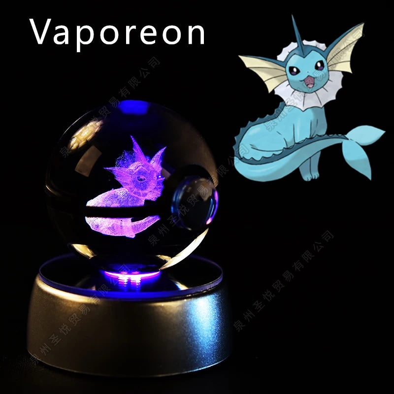 Pokemon Crystal Ball with Stand - 5 CM - 36 Styles