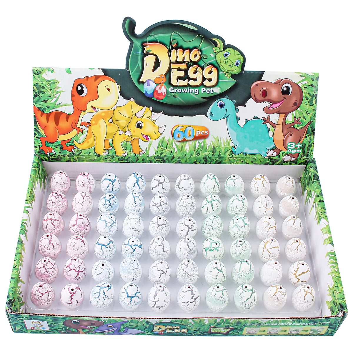 Sunpao - Magic Dinosaur Eggs - Hatches & Grows in Water - 60 Pack