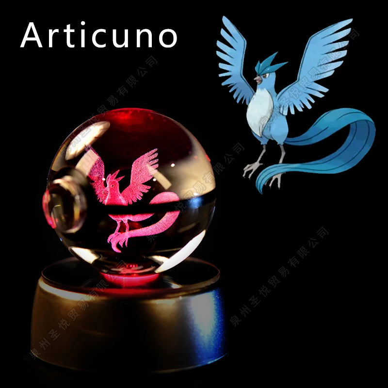 Pokemon Crystal Ball with Stand - 5 CM - 36 Styles