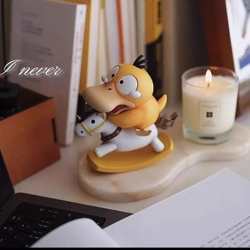 Pokemon Figure - Psyduck on a Rocking Horse
