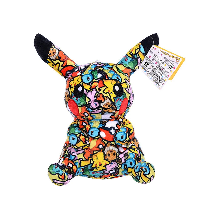 Pokemon Plushie - Dark Pika & Graffiti Pikachu - 20 CM