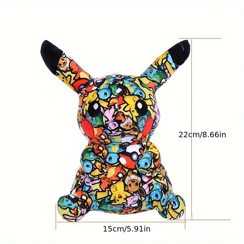 Pokemon Plushie - Dark Pika & Graffiti Pikachu - 20 CM