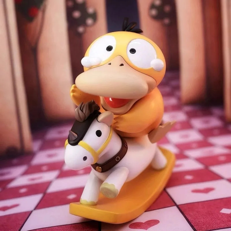 Pokemon Figure - Psyduck on a Rocking Horse