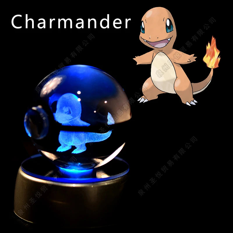Pokemon Crystal Ball with Stand - 5 CM - 36 Styles