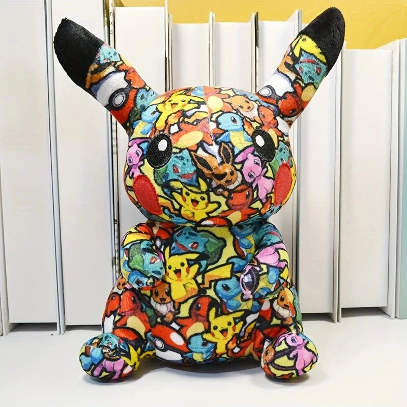 Pokemon Plushie - Dark Pika & Graffiti Pikachu - 20 CM