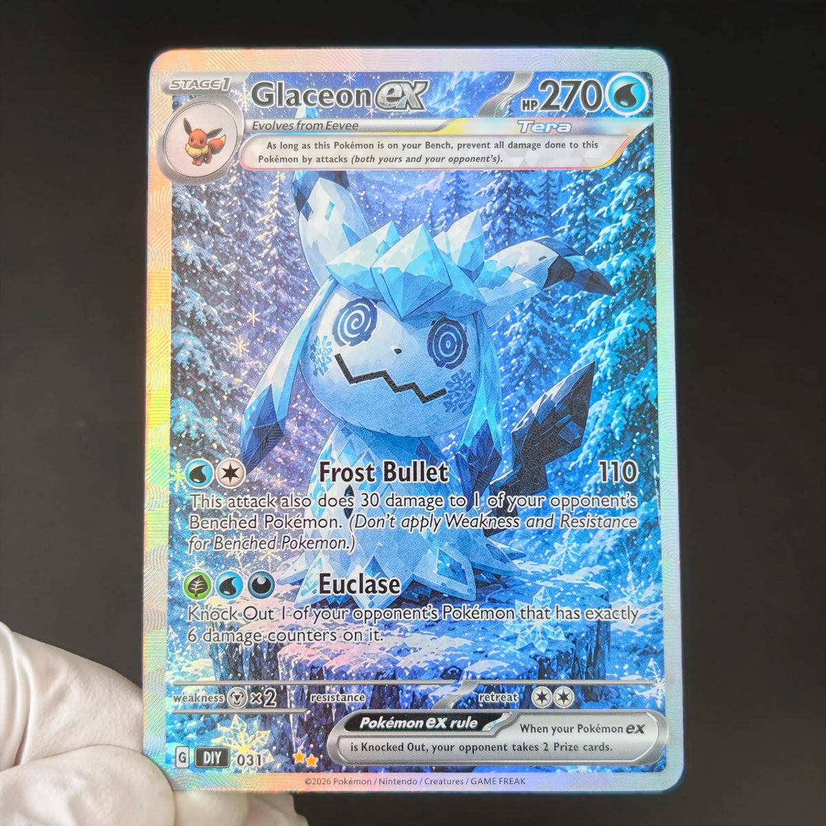 Fan Art Card Set - Mimikyu Eeveelutions - 9 Cards - Funism