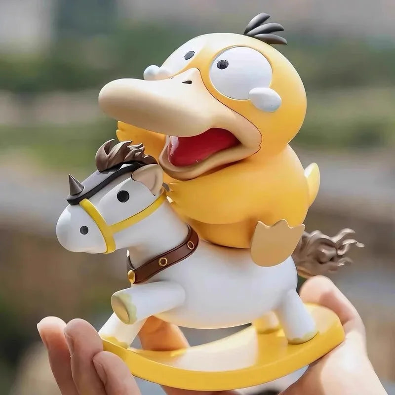 Pokemon Figure - Psyduck on a Rocking Horse