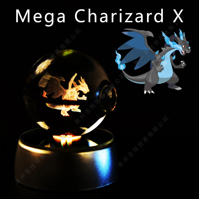 Pokemon Crystal Ball with Stand - 5 CM - 36 Styles