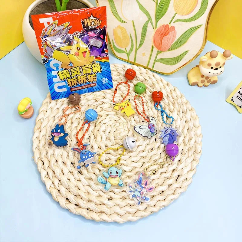 Blind Box - Acrylic Pokemon Keychain - 32 Pack