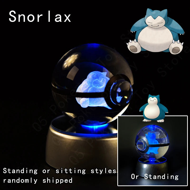 Pokemon Crystal Ball with Stand - 5 CM - 36 Styles