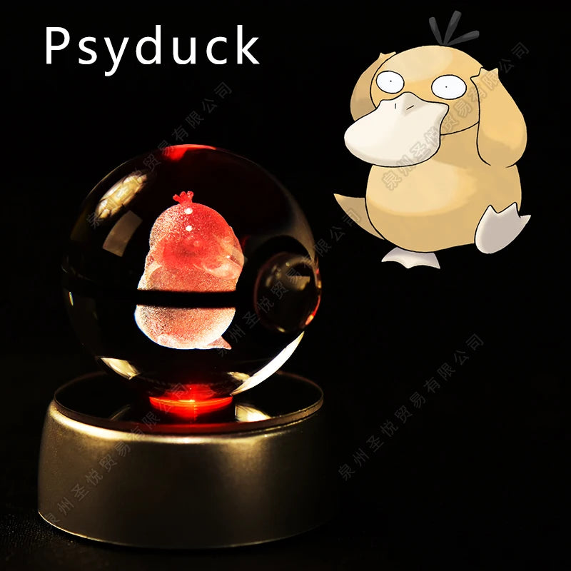 Pokemon Crystal Ball with Stand - 5 CM - 36 Styles