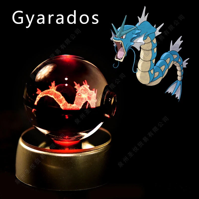 Pokemon Crystal Ball with Stand - 5 CM - 36 Styles