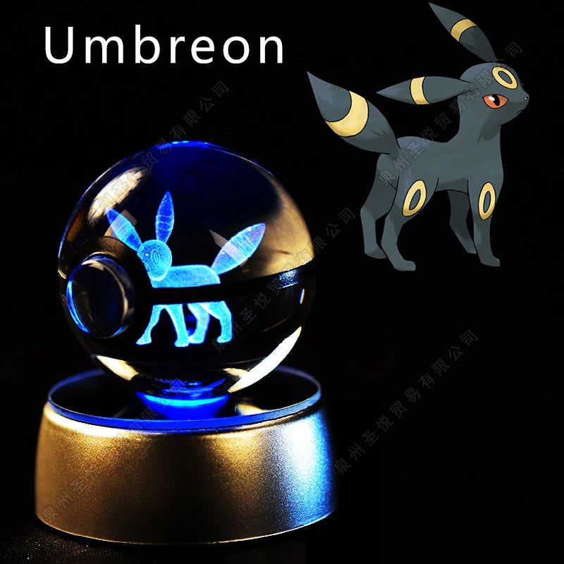 Pokemon Crystal Ball with Stand - 5 CM - 36 Styles