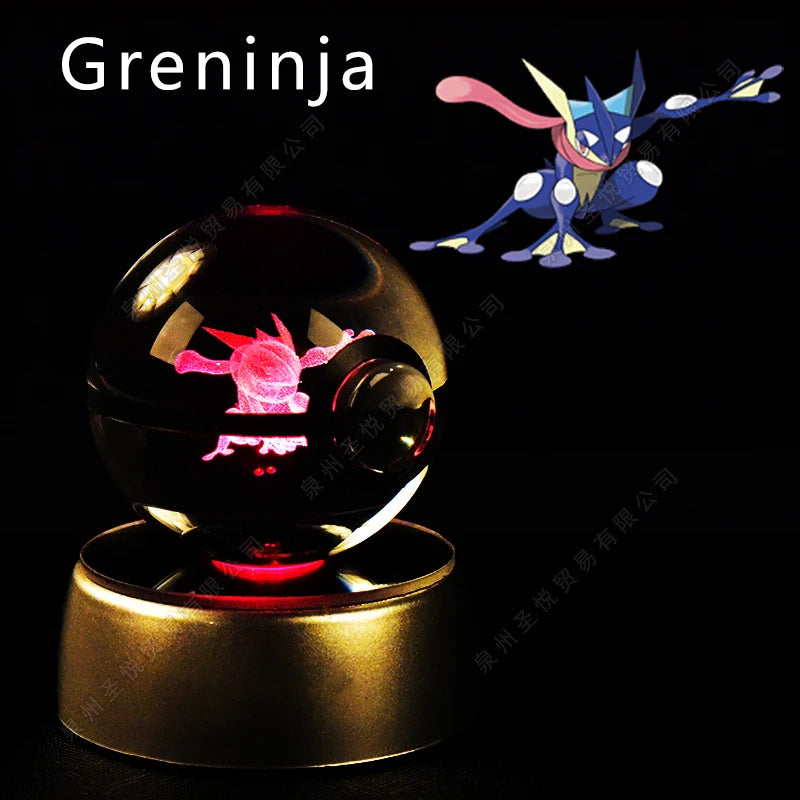 Pokemon Crystal Ball with Stand - 5 CM - 36 Styles