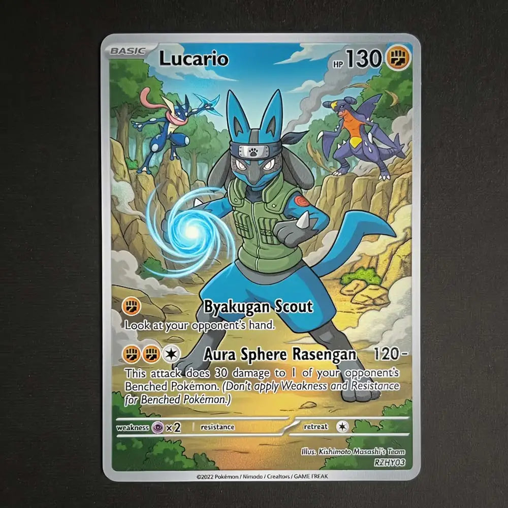 Scout Valley - Naruto x Pokémon - Ensemble de cartes fan art
