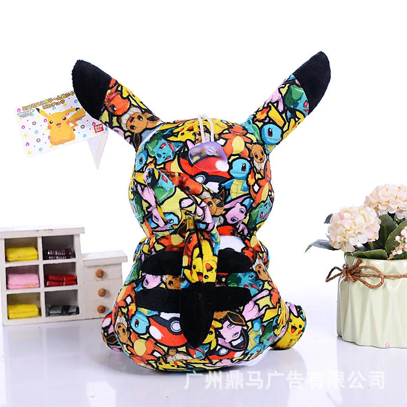 Pokemon Plushie - Dark Pika & Graffiti Pikachu - 20 CM