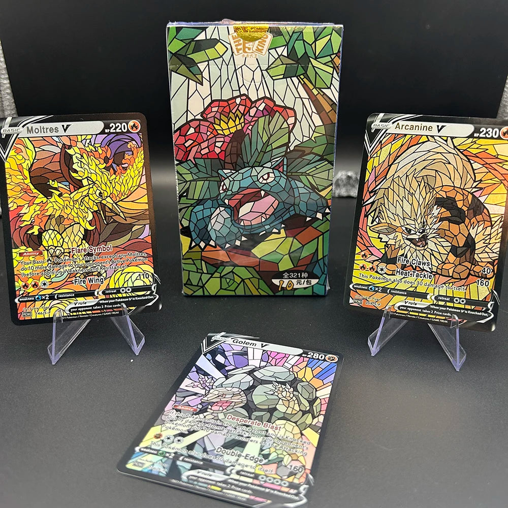 Pokemon Stain Glass 151 - Fan Art Box (18 Packs) - by Keepley