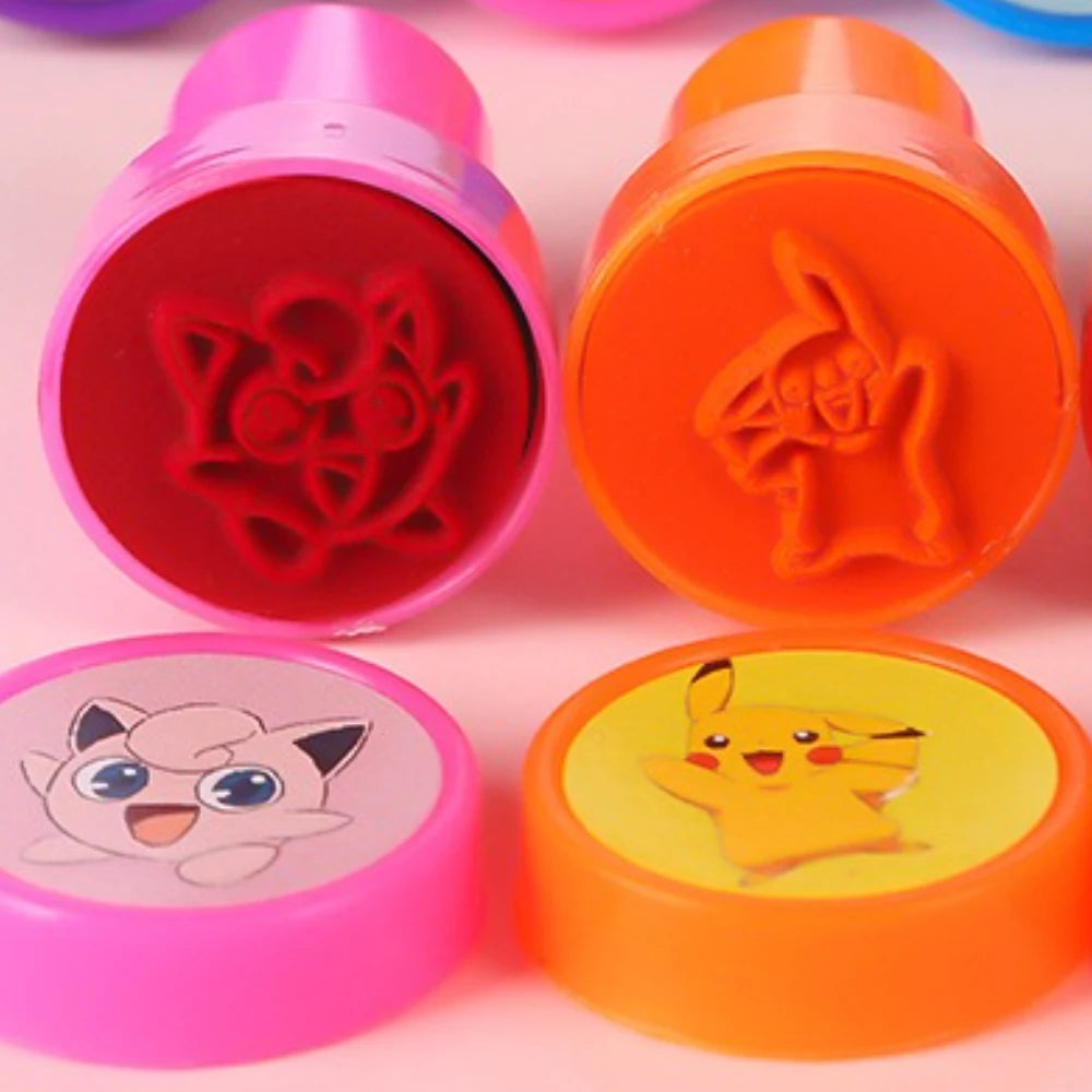 Pokemon Stamp Set - 12 Pieces