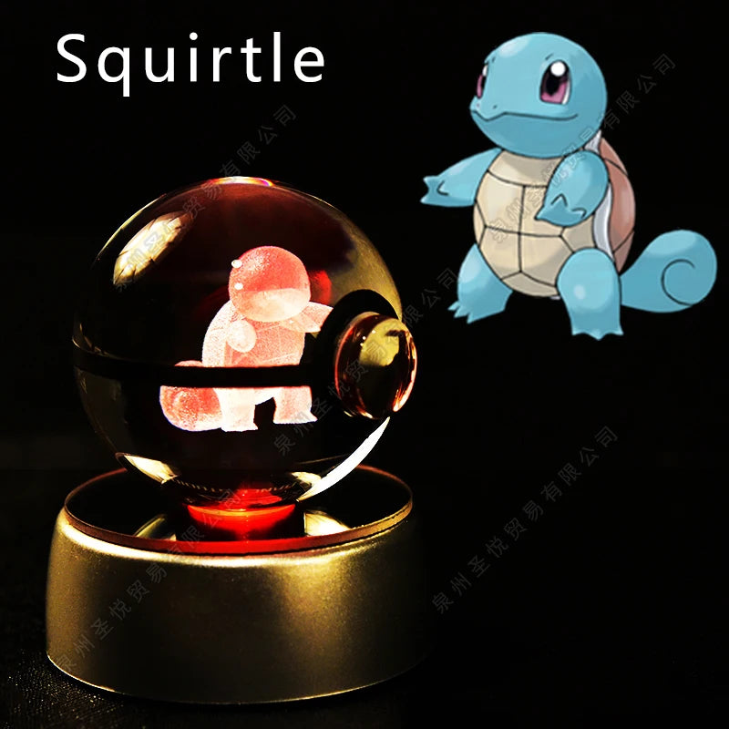 Pokemon Crystal Ball with Stand - 5 CM - 36 Styles