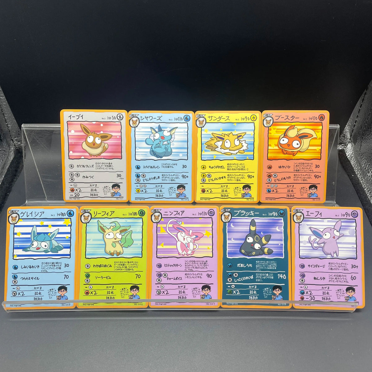 Fan Art Card Set - Pokémon - Derpy Eeveelutions