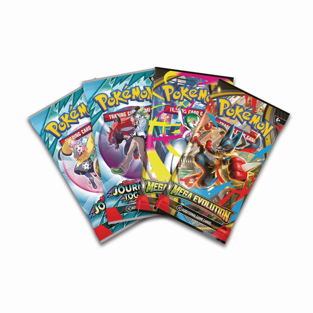 JCC Pokémon : Coffret Méga-Kangourex-EX – 4 Boosters