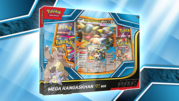 JCC Pokémon : Coffret Méga-Kangourex-EX – 4 Boosters