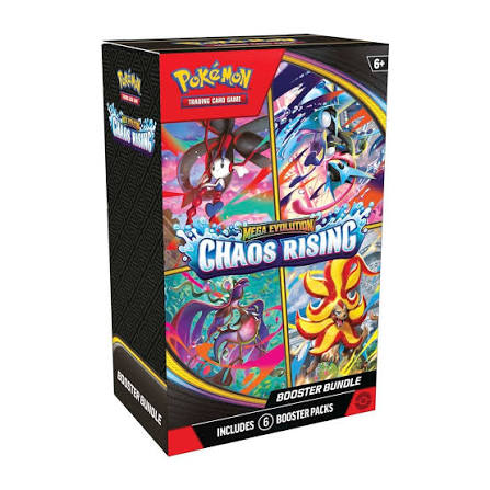 Pokémon JCC : Méga-Évolutions - Chaos Rising - Lot de boosters - 6 paquets