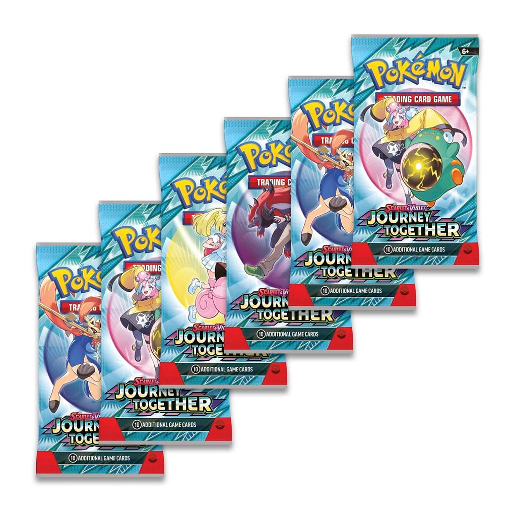 Pokémon JCC : Écarlate et Violet – Voyage Ensemble – Lot de Boosters – 6 Boosters