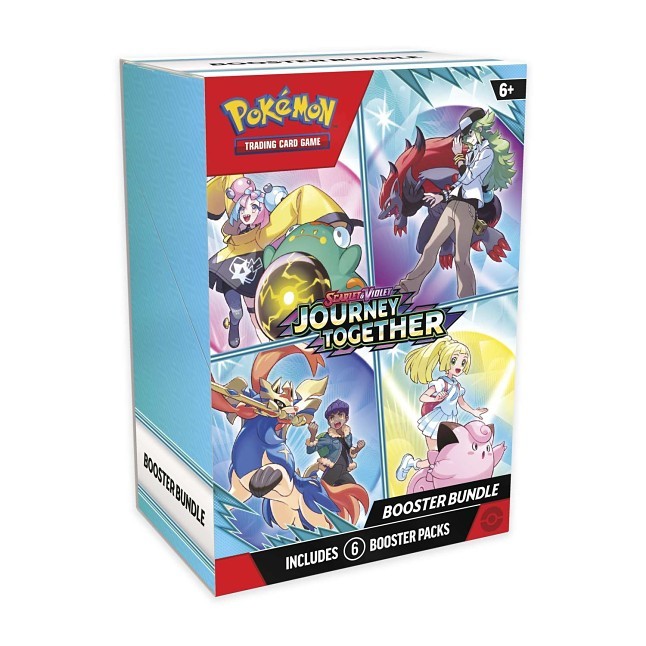 Pokémon JCC : Écarlate et Violet – Voyage Ensemble – Lot de Boosters – 6 Boosters