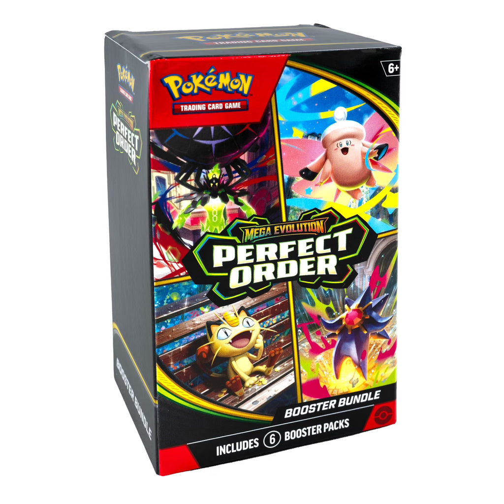 Pokémon TCG: Méga-Évolutions - Ordre Parfait - Lot de Boosters - 6 Paquets